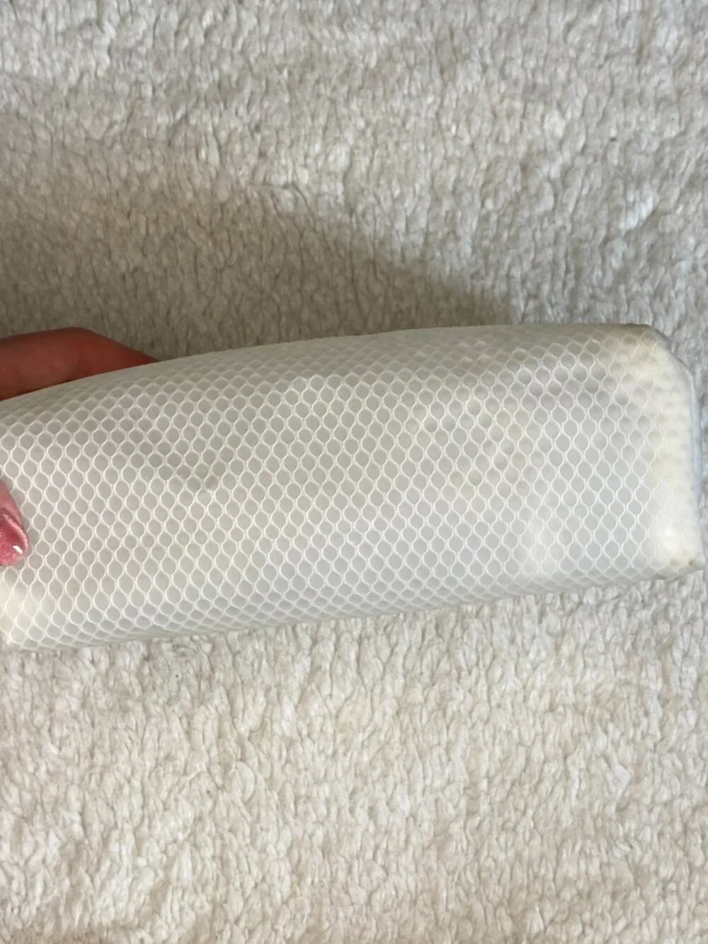 White Mesh Cosmetic & Travel Organizer Pouch – Zip Case